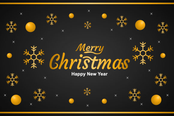 Download Merry Christmas Background Black - Premium Resources