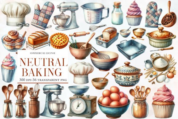 Download Neutral Baking Clipart - Baking Collection