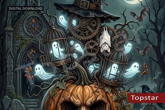 Download Gothic Halloween Decor Creepy Wall Art - Halloween decor Collection