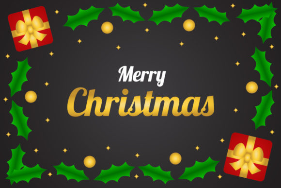 Download Black Color Merry Christmas Background - Premium Resources