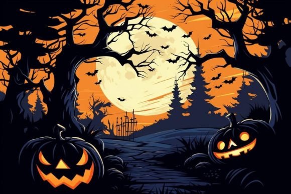 Download Halloween Motifs Haunted Mansion Art - Premium Resources