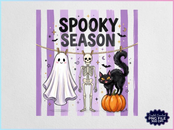 Download Preppy Spooky Season Halloween Ghost PNG - Halloween ghost Collection