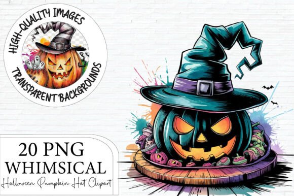 Download Halloween Pumpkin Hat Clipart Bundle - Halloween pumpkin Collection