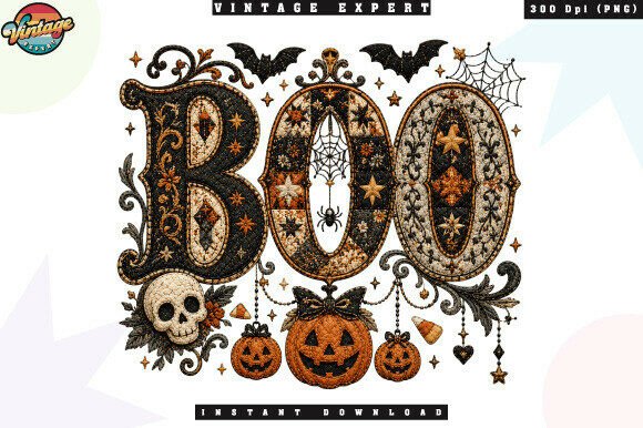 Download Gothic Halloween Pumpkin Patchwork PNG - Halloween pumpkin Collection