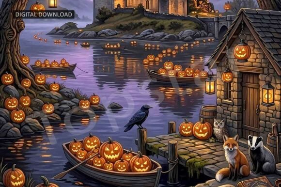 Download Jack O Lantern Whimsical Halloween Decor - Halloween decor Collection