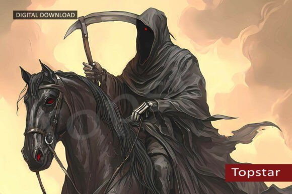 Download Creepy Scary Halloween Decor Grim Reaper - Halloween decor Collection